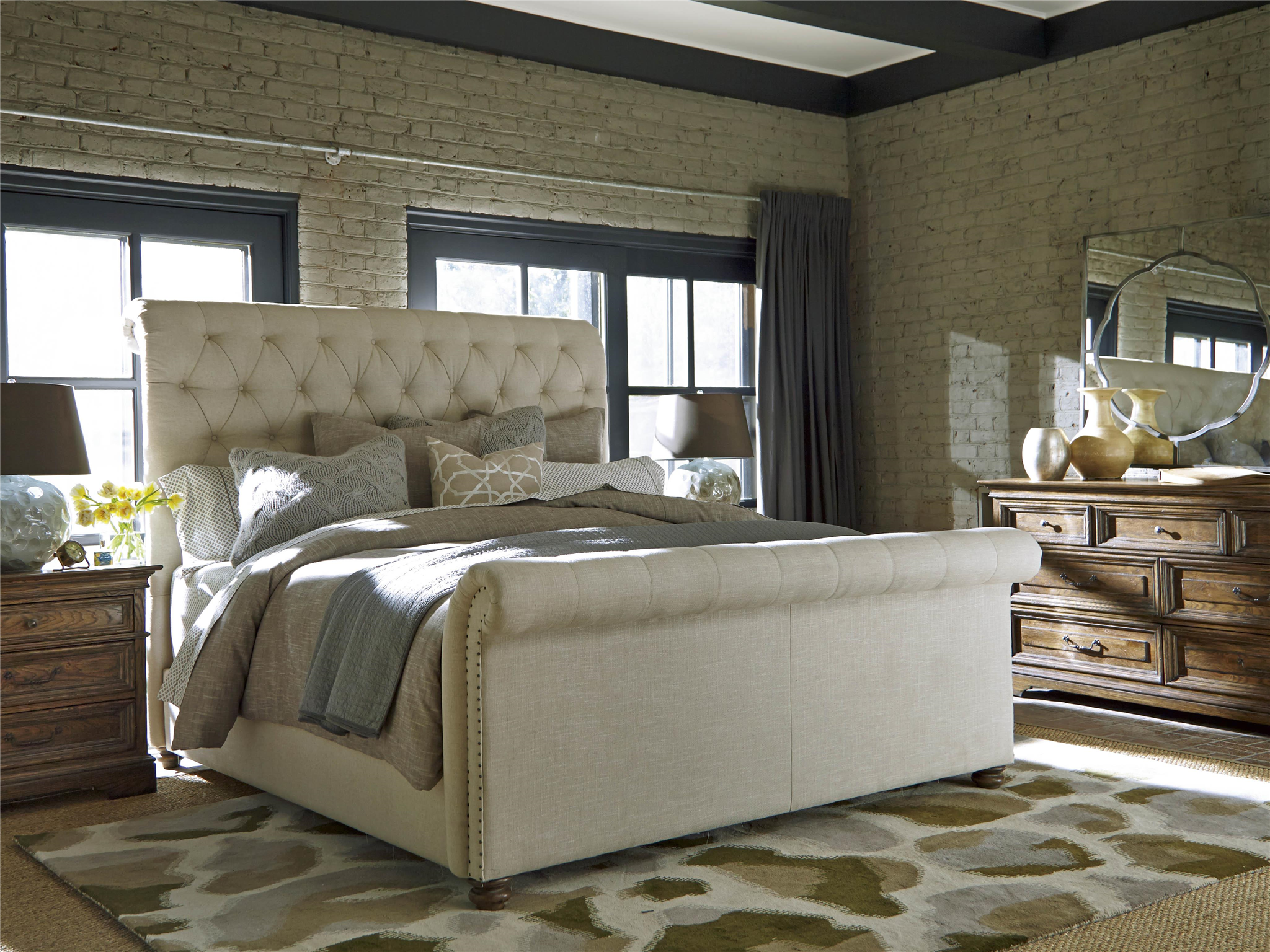 Universal Furniture | Curated | The Boho Chic Bed (Queen)