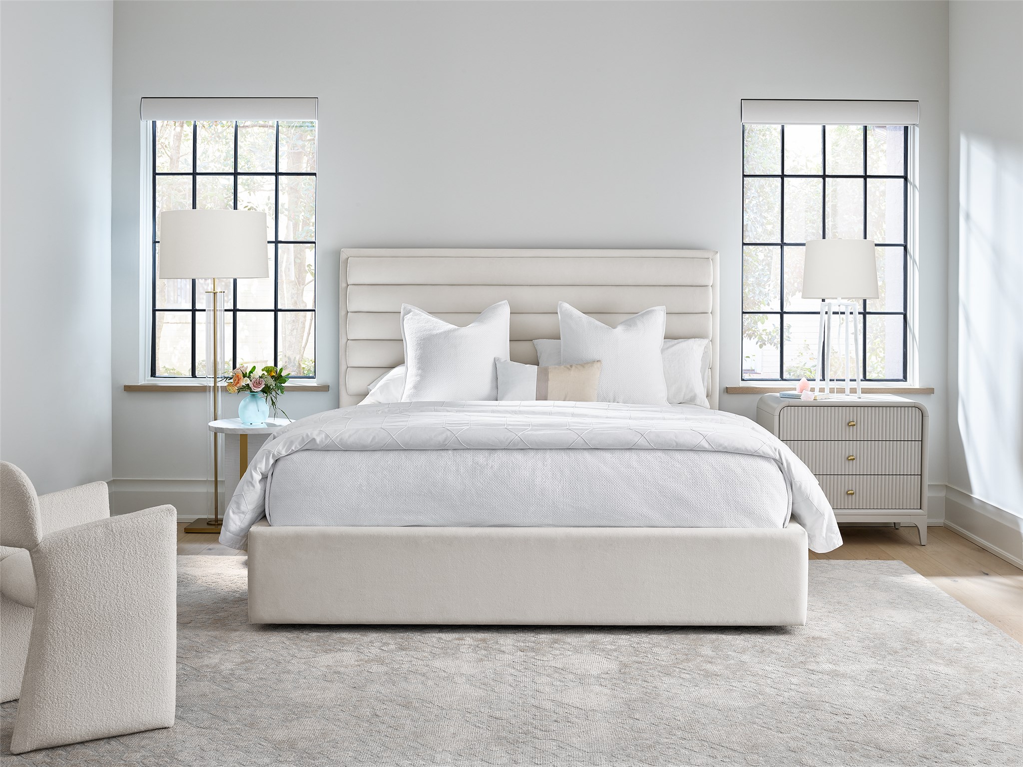 Tranquility - Miranda Kerr Home Tranquility Upholstered Bed King ...