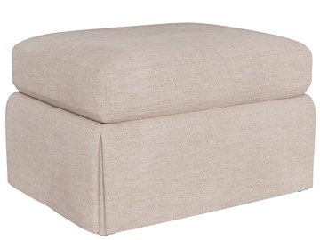 Thumbnail Hudson Skirted Petite Ottoman -Special Order