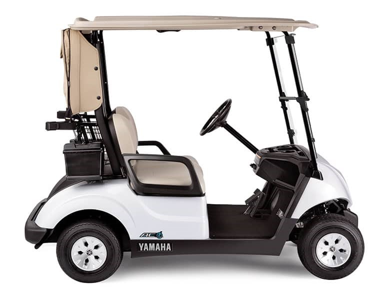 2018 Yamaha Drive 2 Gas Carb STREET READY Golf Cart, Navy Blue